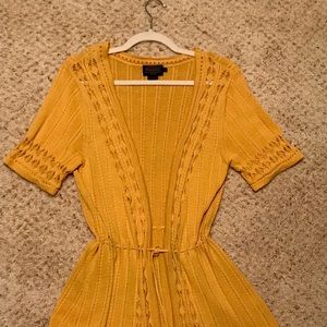 Pendleton sweater (yellow) boho